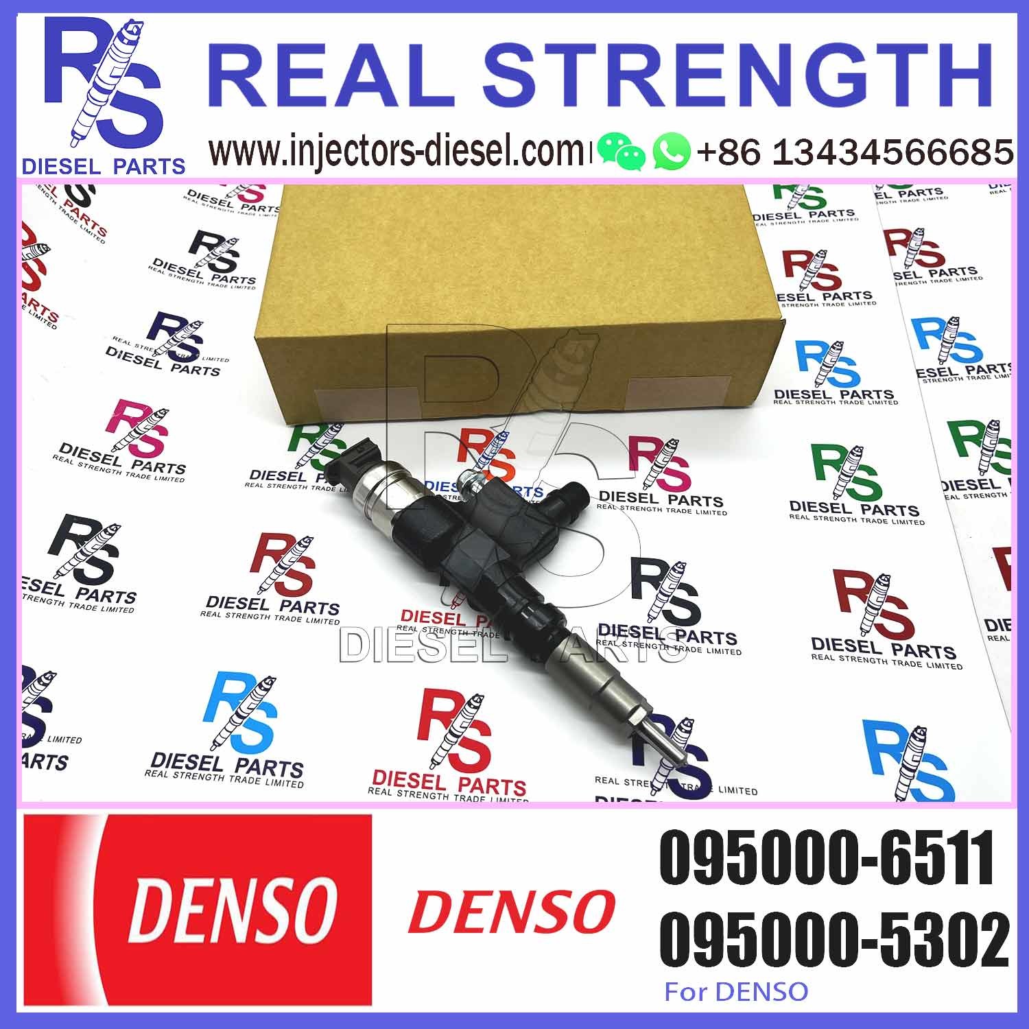 Diesel fuel injector 095000-6510, 095000-6520, 095000-6511, 9709500-651, 23670-E0081, 23670-E0080, 23670-79016, 23670-79
