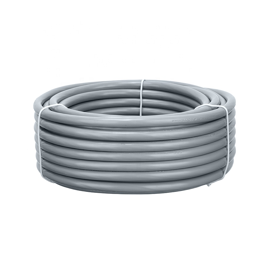 Standard IEC 60227 H05vv f 3x0 . 75mm2 PVC Sheathed Flexible Electrical Wire Multi Core Copper Cable Per Meter Power Cable