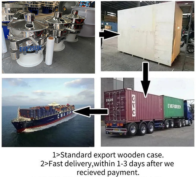 EXZS Series Rotary Vibrating Screen Food Screening Equipment Chemical Screener