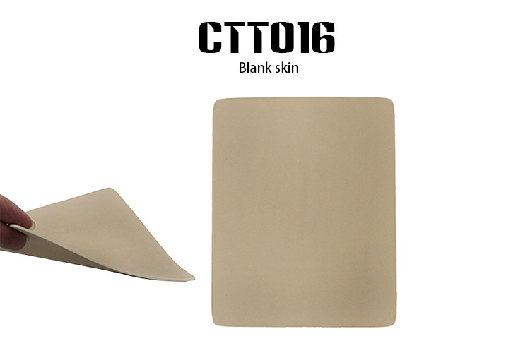 Blank Permanent Makeup Practice Skin / Fake Tattoo Skin With Natural Silicon