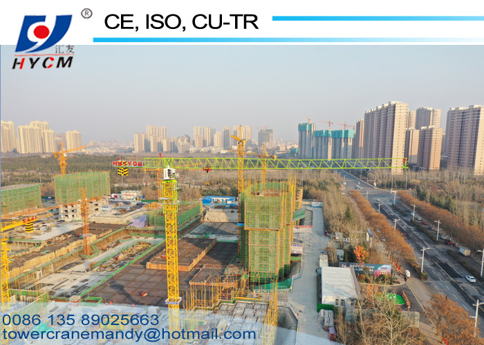1.5ton Tip Load 160m Attaching Height Model Tower Crane 6tons Topless Tower Crane 800KN.m Self Climbing Crane