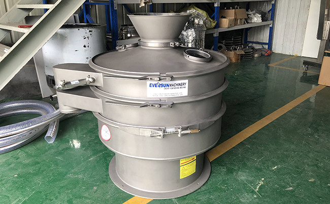 Carbon Steel Rotary Vibratory Separator Screening Machine For Coconut Milk