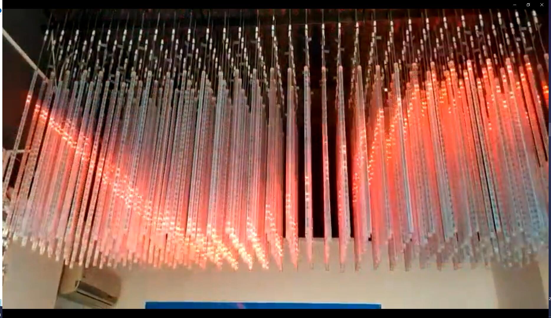 Dmx 3d Meteor Tube Vertical Kinetic Led Pixel Tube for Interior Decoration