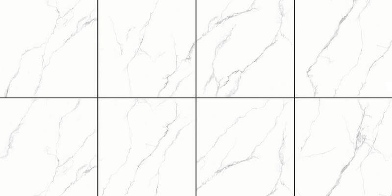 Decorative White Inside Floor Polished Glazed Porcelain Tile 1200x1200x9mm Ivory For Home Decor