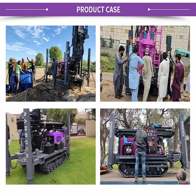 Deep Water Well Drilling Rig Hydraulic Borehole 400Meters Well Water Drilling Equipment