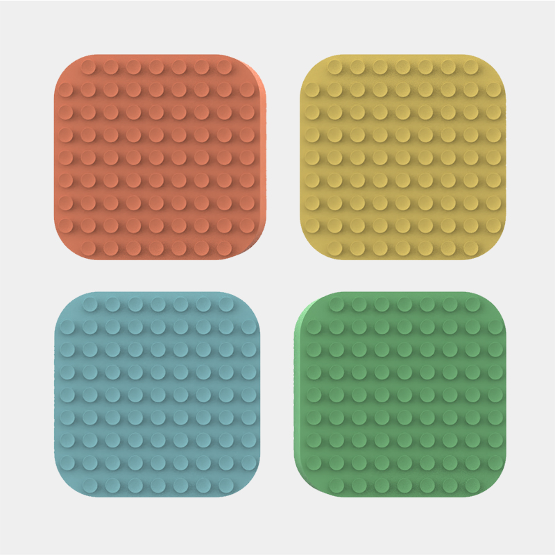 Custom Cute labyrinth maze Pattern silicon Pet Dog Food Feeding Mat Silicone Slow Feeder Licking Pad
