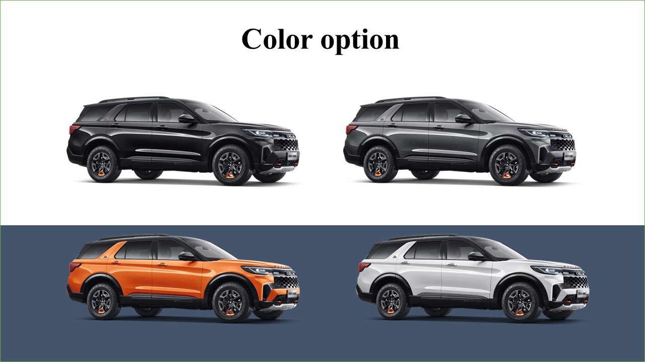 2.3T Gasoline AWD Steering and Cruise Control Changan Ford EXPLORER 6 Seats Medium to Large SUV with Car Entertainment System