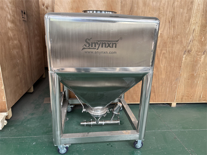 500 Lb Bin Replaceable Post Bin Blender Provides Mixing Blending Mixing Speed 3 R/min