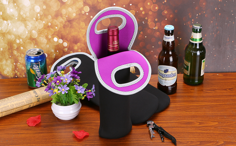 insulated wine tote