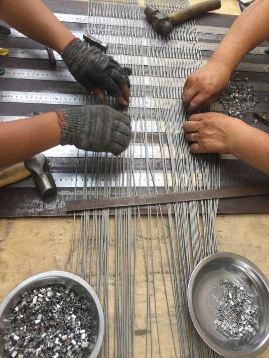 Popular Stainless Steel Wire Rope Ferrule Mesh