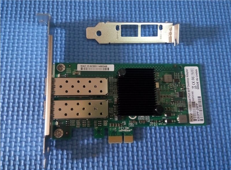 PCIe x1 1000Base-FX Dual SFP Port Fiber NIC 1000Mbps Fiber Optic Network Interface Cards 1G Desktop PC Network Adapter