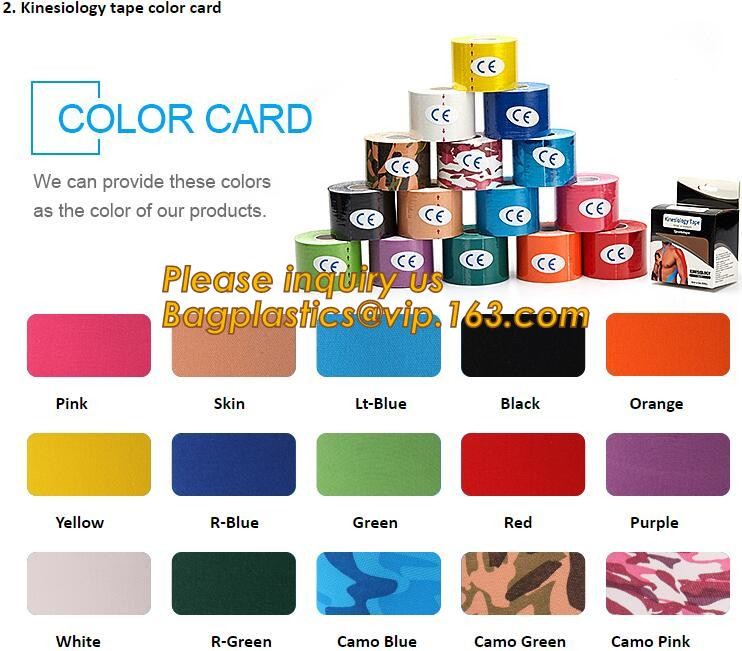 Kinesiology tape,OEM for Famous Brand Printed Kinetic Tape Kinesiology Tape Sports Tape,medical waterproof cotton elasti