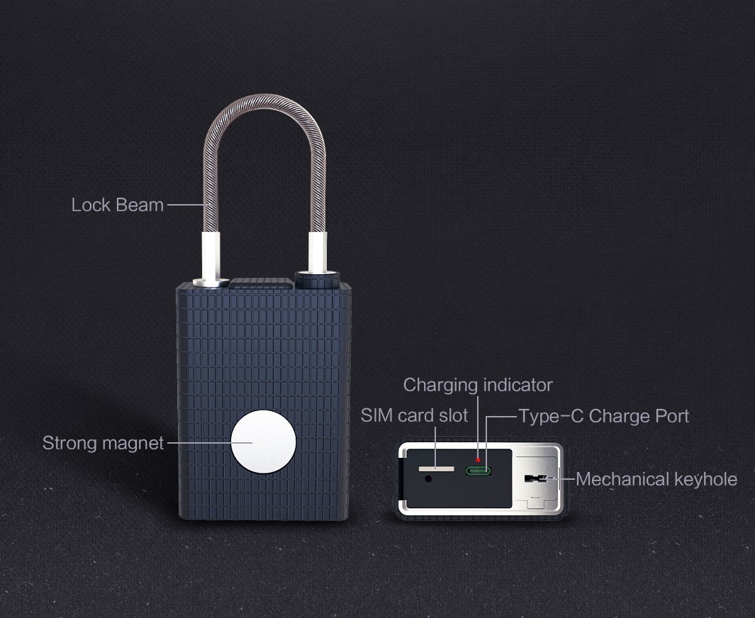3200mAh IoT Intelligent Padlock For Telecommunication Tower Door