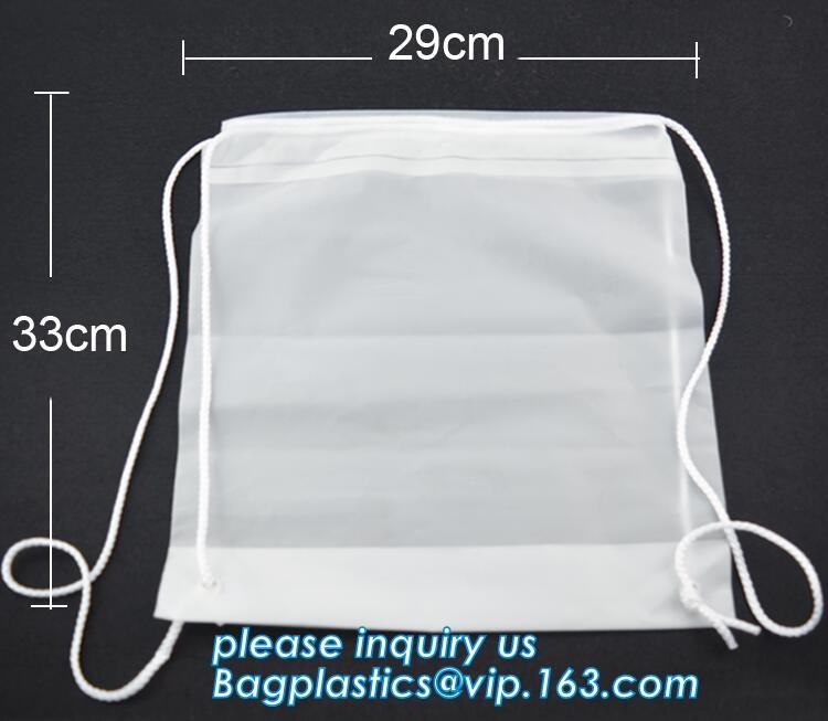 Biodegradable Eco-friendly Backpack Duffel Laundry Bag sport polyester string backpack drawstring backpack pvc bag, sack