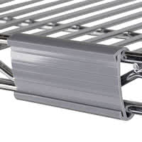 Plastic tags for wire shelving