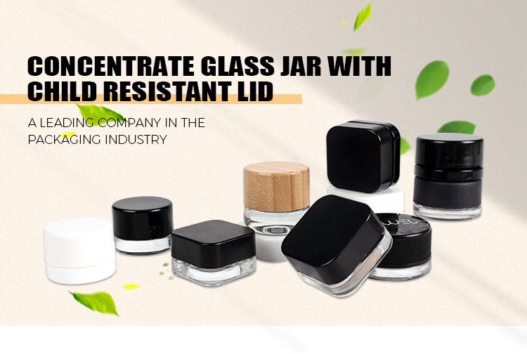 Glass Concentrate Packaging 5ml Dab Jar