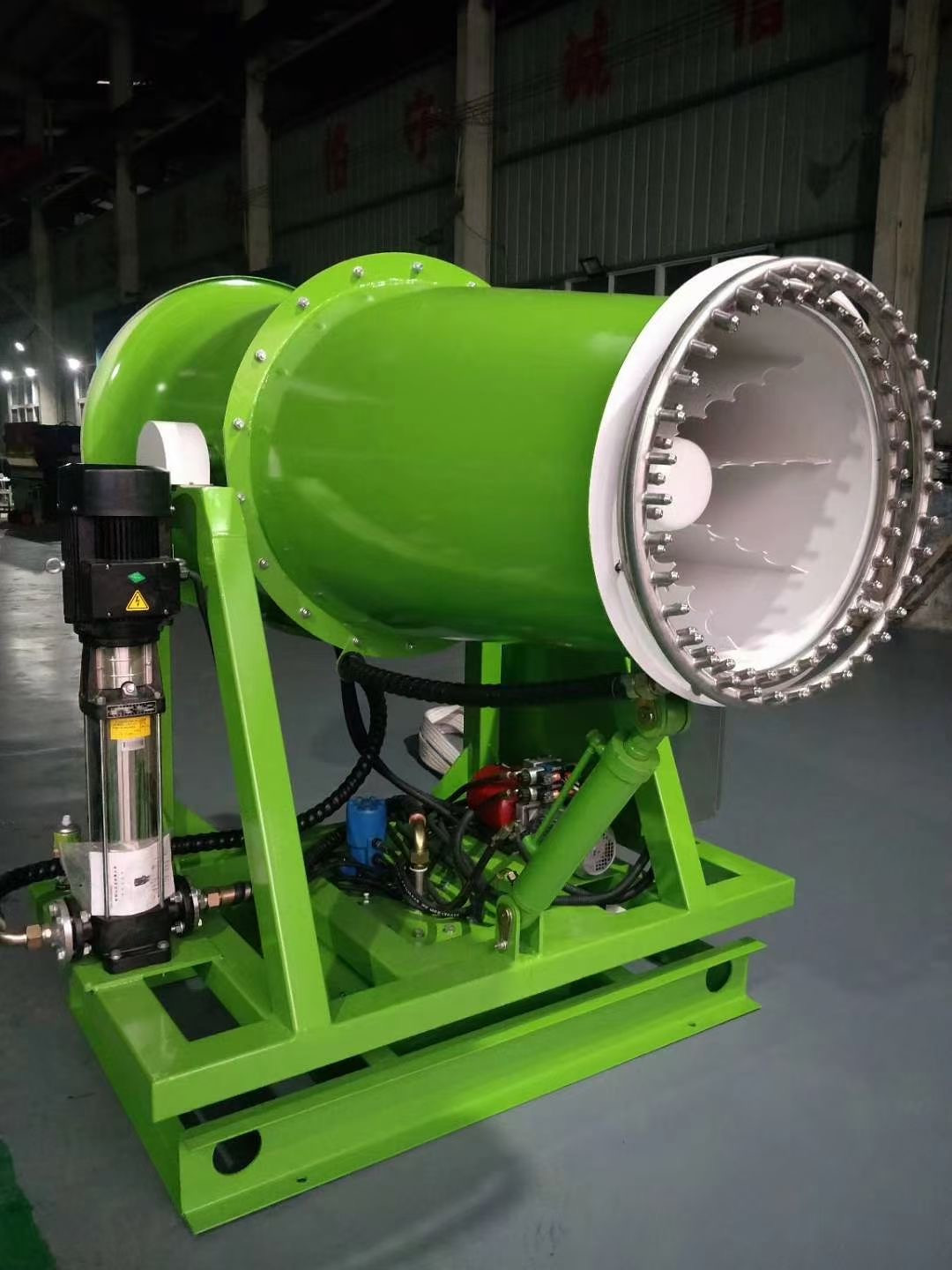 Rust Removal Dust Suppression Fog Cannon Machine Shot Blasting