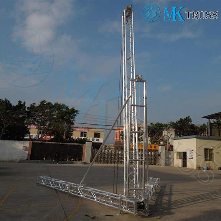 9M Speaker Tower System with Aluminum Stage Truss and 6082-T6 Light Truss