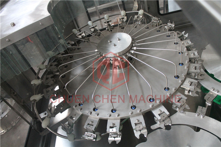 Mango Puree 38mm Bottle Neck Hot Juice Filling Machine For Plastic Bottle