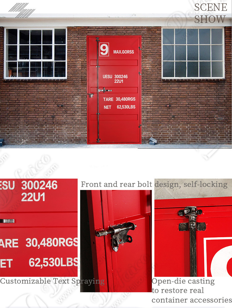 SGS Metal Industrial Cabinet Door For Restaurant / Bar / Coffee