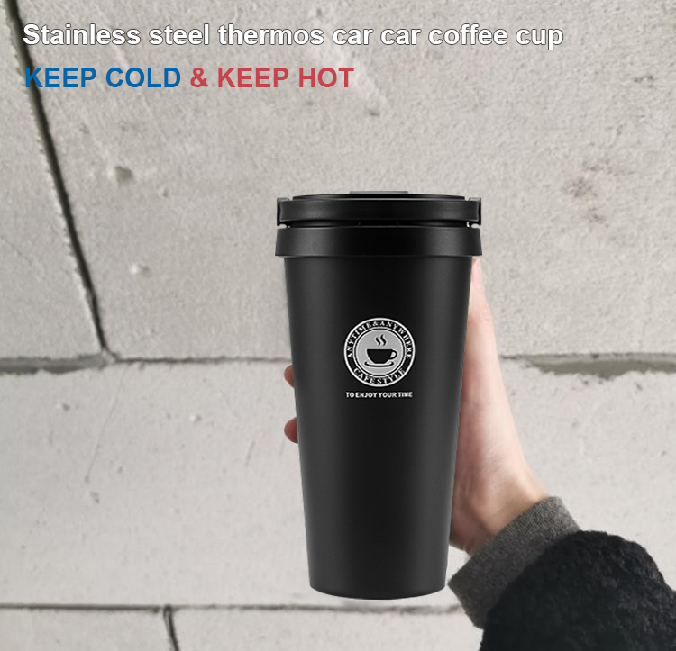 High Quality Stainless Steel Vacuum Insulated Coffee Tumbler Wine and Tea Mugs with Lid