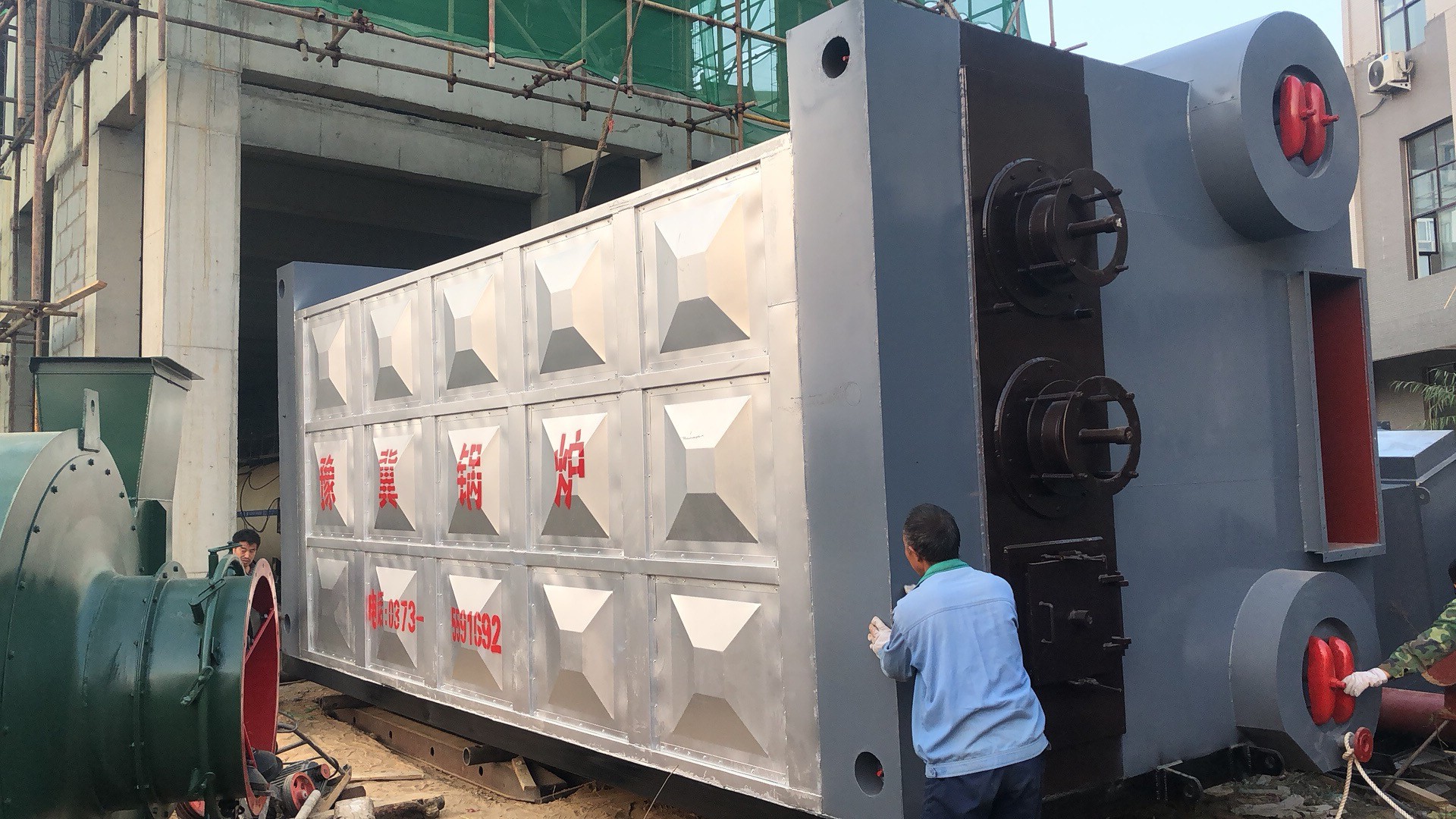 Double Layer Coal Burning Boiler Low Maintenance Energy Saving For Textile Industry