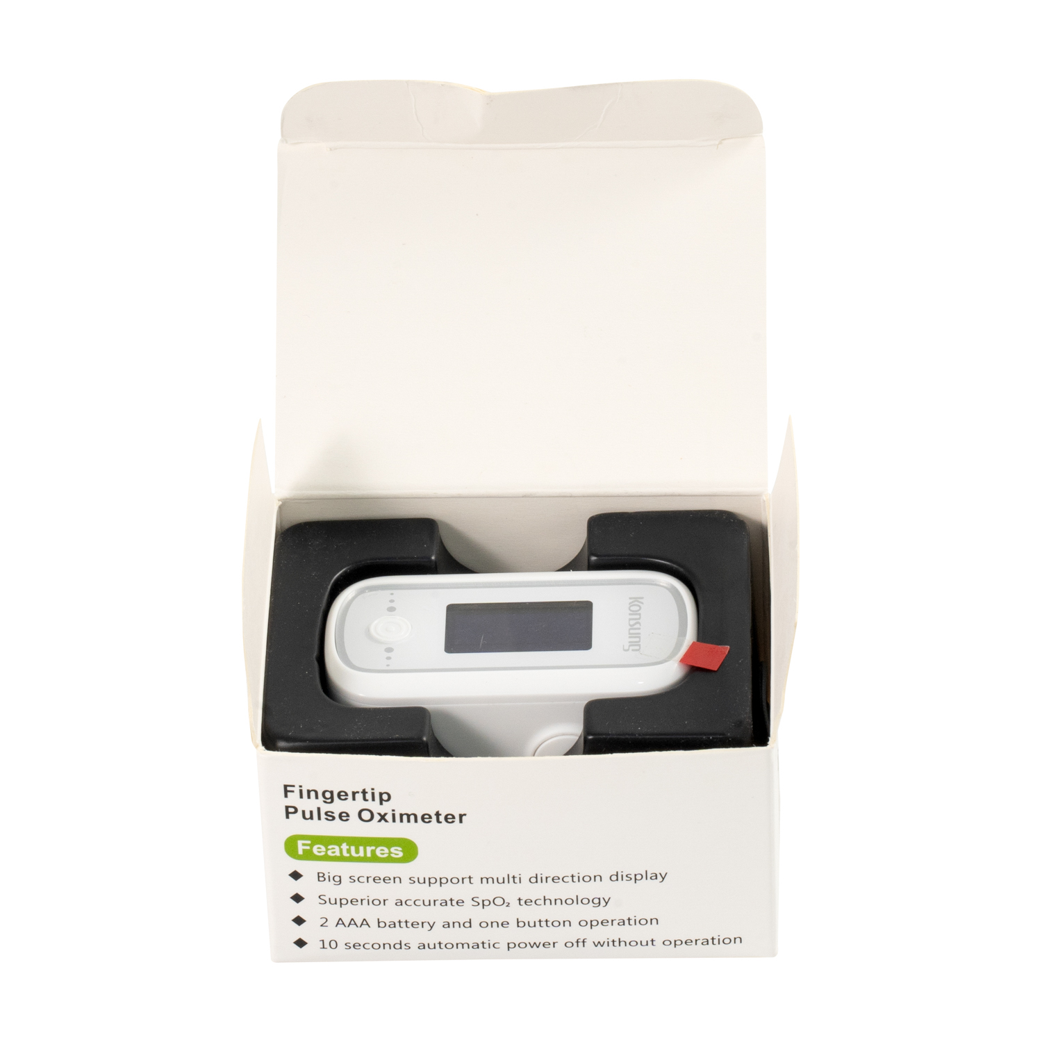 0.96" TFT Screen Visual Alarm Pediatric SPO2 Digital Pulse Oximeter Fingertip With Sound