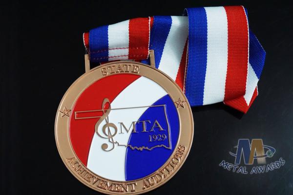 Musical Notation Sports Events American Metal Award Medals Soft Enamel Fillled