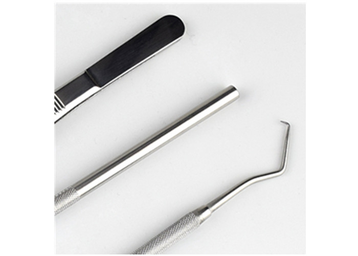 3pcs / Kit Dentist Mirror Tool Explorer Kit Stainless Steel Material