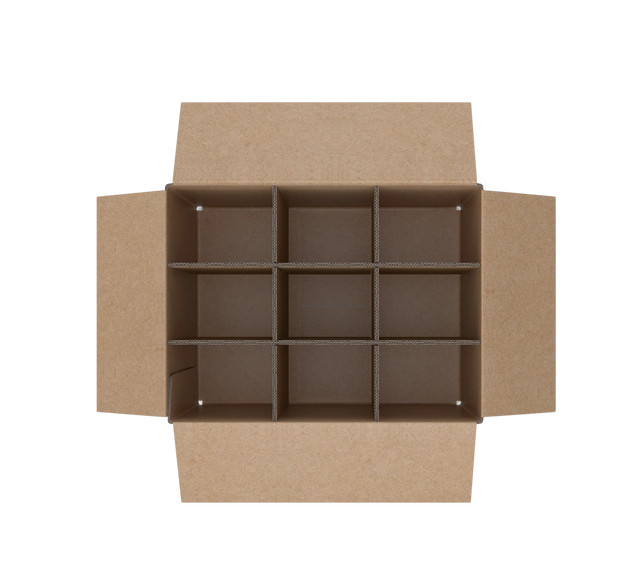 square kraft corrugated mailer packaging box