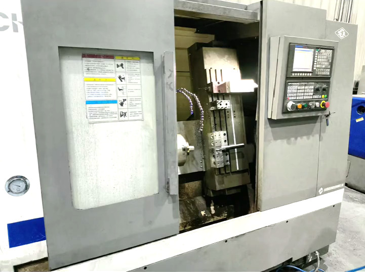 CNC Lathe CHK46 Gang Type Tool Post Precision Cutting Slant Bed CNC Turning Lathe Machine