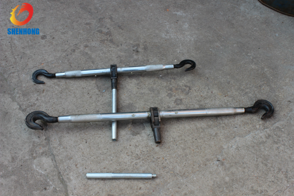 Capacity 5ton Rated Load 50KN Adjust Distance 600mm Double Hook Wire Tightening Tool Steel Wire Rope Turnbuckle