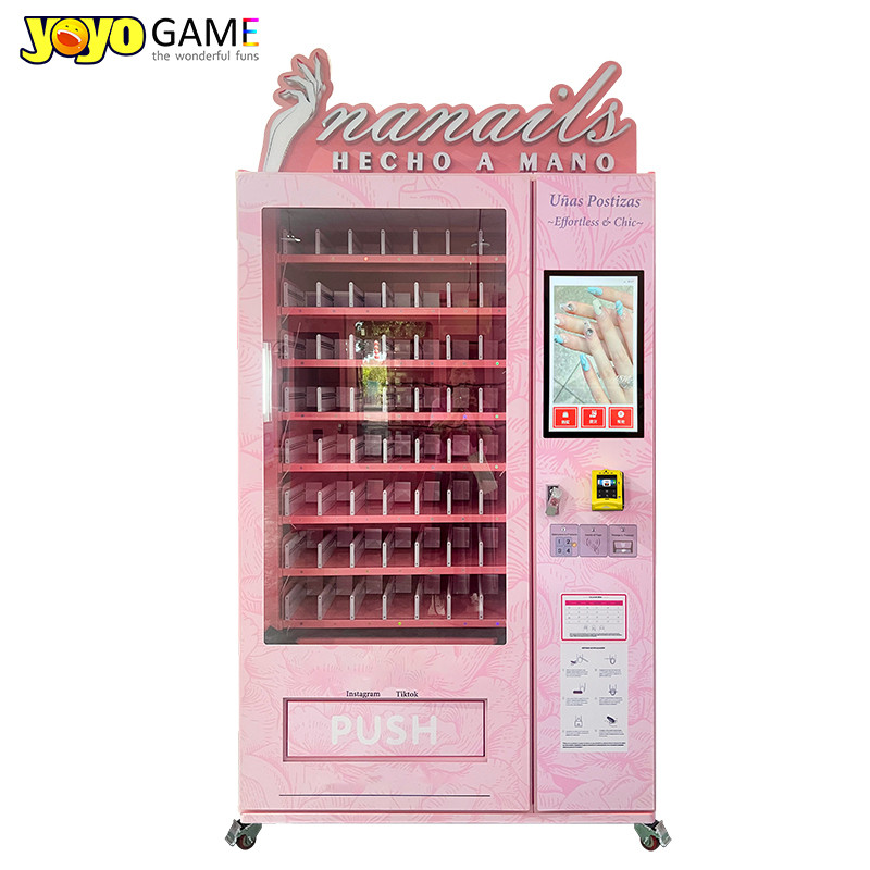 Eyelashes And Cosmetics With 21.5 Inches Advertisement Screen Beauty Vending Machine Perfume Vending Machine