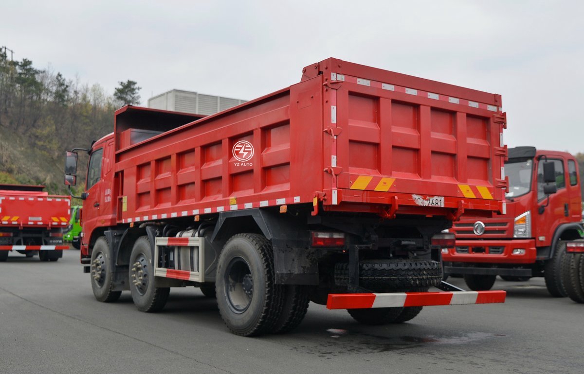 DFAC LHD RHD 6X2 8 Wheel 14T Dump Truck Mini Tipper Truck 162kW Capacity And Load