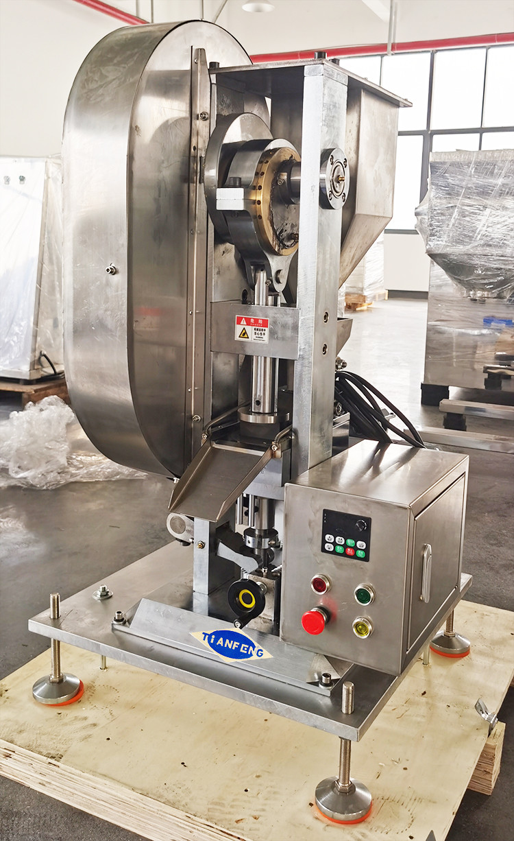4KW 80mm Single Punch Tablet Press Machine 120KN Pressure TDP-120D