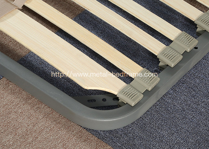 No Box Spring Slat Bed Frame , Heavy Duty Slatted Mattress Base For Bed Frame