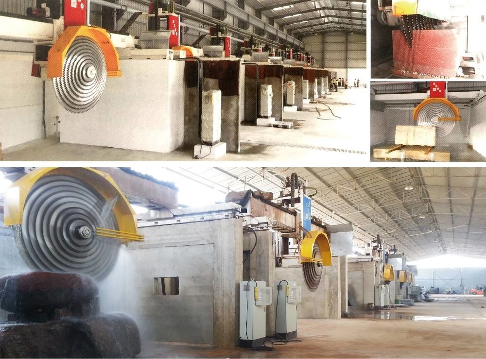 3000mm Blades Stone Block Cutting Machine