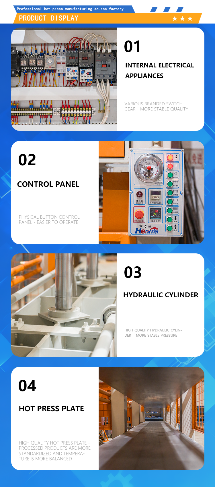Automatic Ply Board Machine Extended Particle Board Pressing Machine 5.5KW