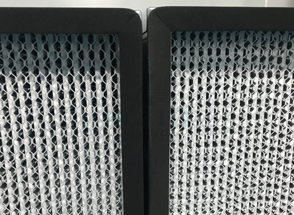 Industrial Air Filter System , Pleated Hepa Filter With Double Header Cell Sides