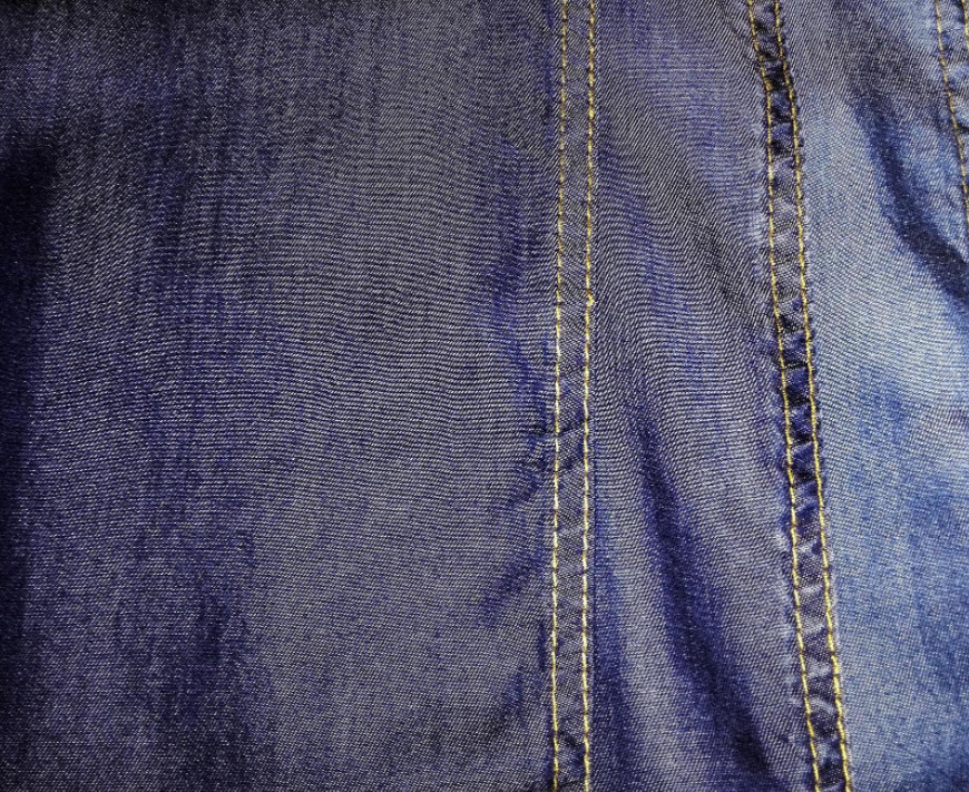 90% OCS 9% Hemp Tencel Denim Fabric 40D RS9sX16 80*52 Density