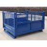 Buy cheap Foldable Steel metal Collapsible Pallet Cage Container 50x50 from wholesalers