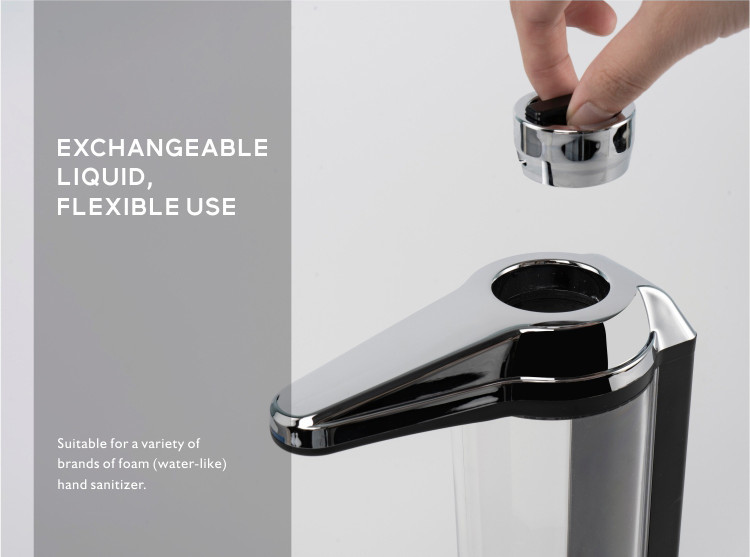 500ML Battery Operated Sanitizer Dispenser FCC Infrared