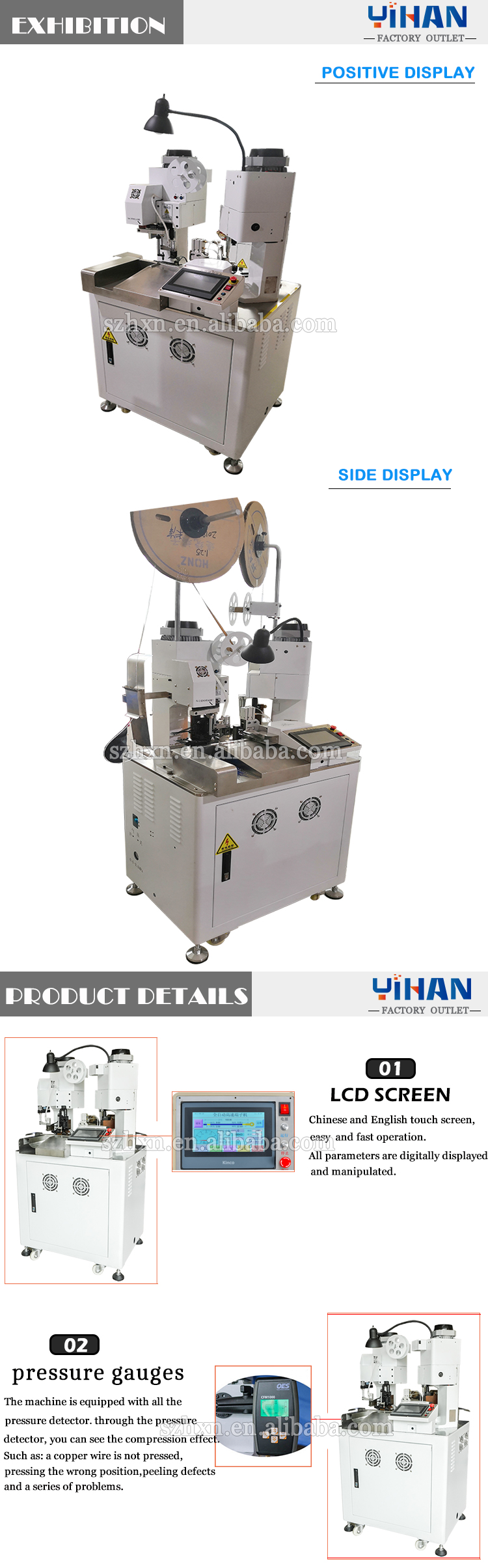 Upgrade Your Production Line with YH-S2 Fully Automatic Terminal Crimping Machine