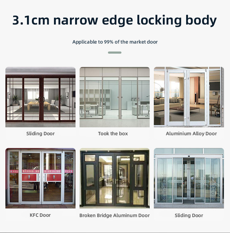 Aluminum Alloy TTlock Smart Lock Digital Fingerprint Front Door Lock