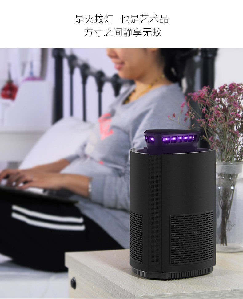 Electronic Insect Killer Mosquito Trap Bug Zapper Mosquito Killer Lamp Eliminates Flying Pests Gnat Trap with light