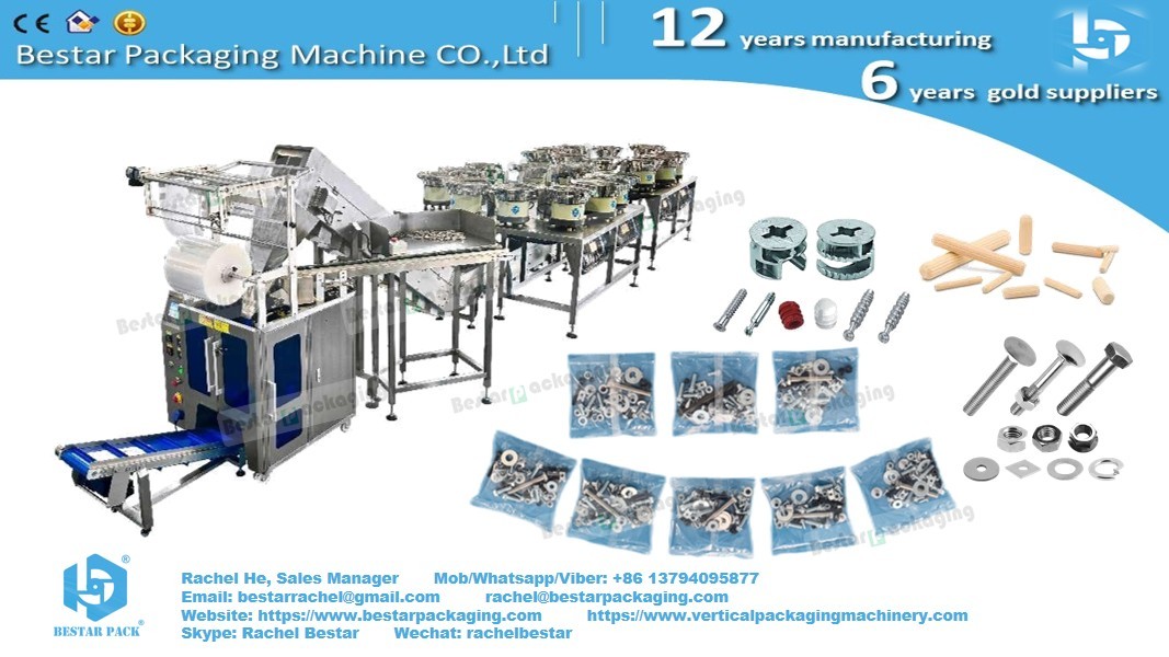 Smart Counting & Packaging Machine with 14 vibrations for Hardware Products