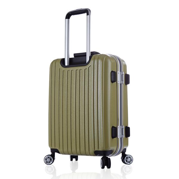 Anti-theft Business Carry on Suitcase with High Capacity and No Zipper Closure