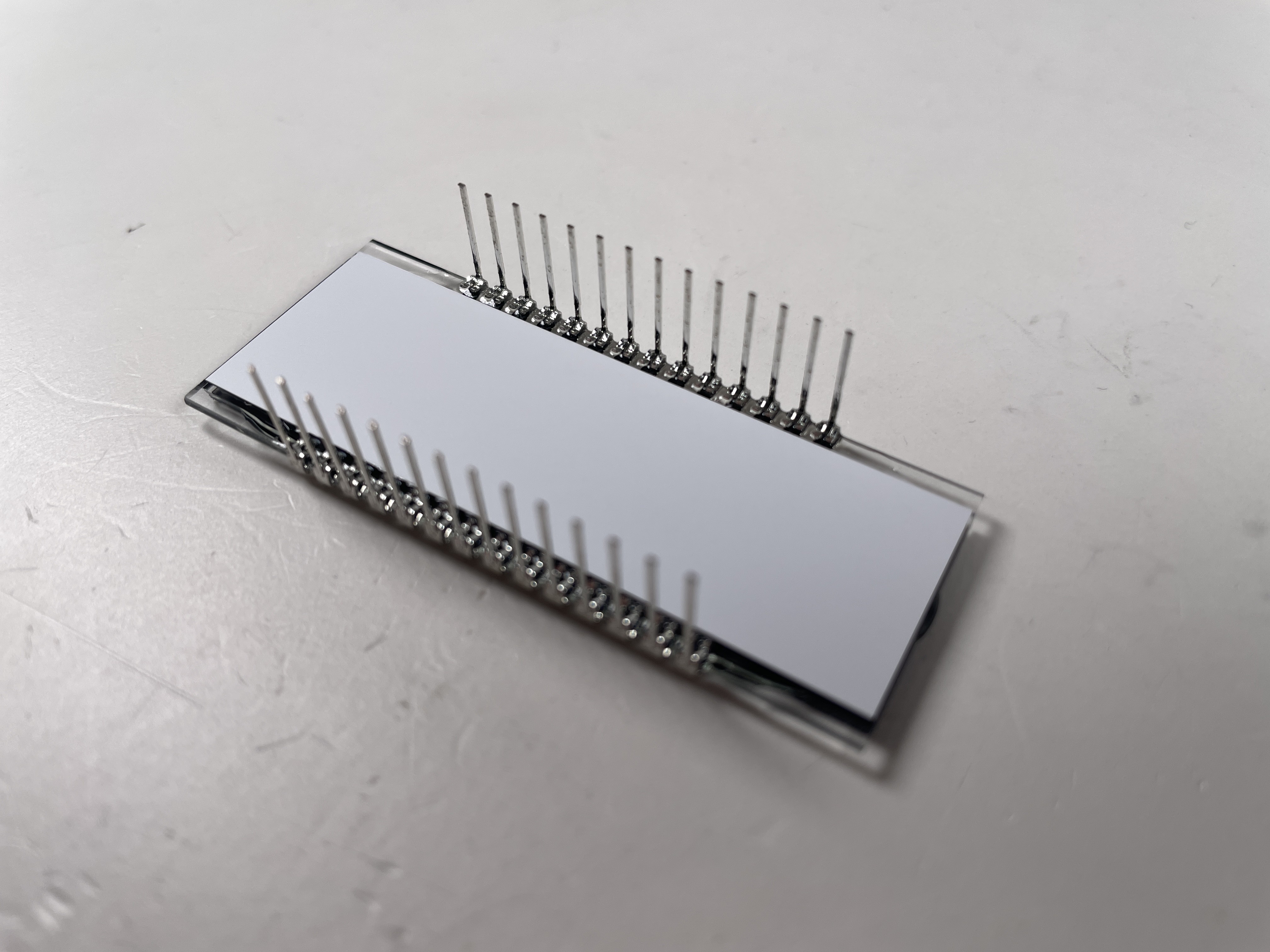 Factory Custom 8 Digit TN LCD Display Positive Seven Segment PIN Connection For Electronic Gas Meter