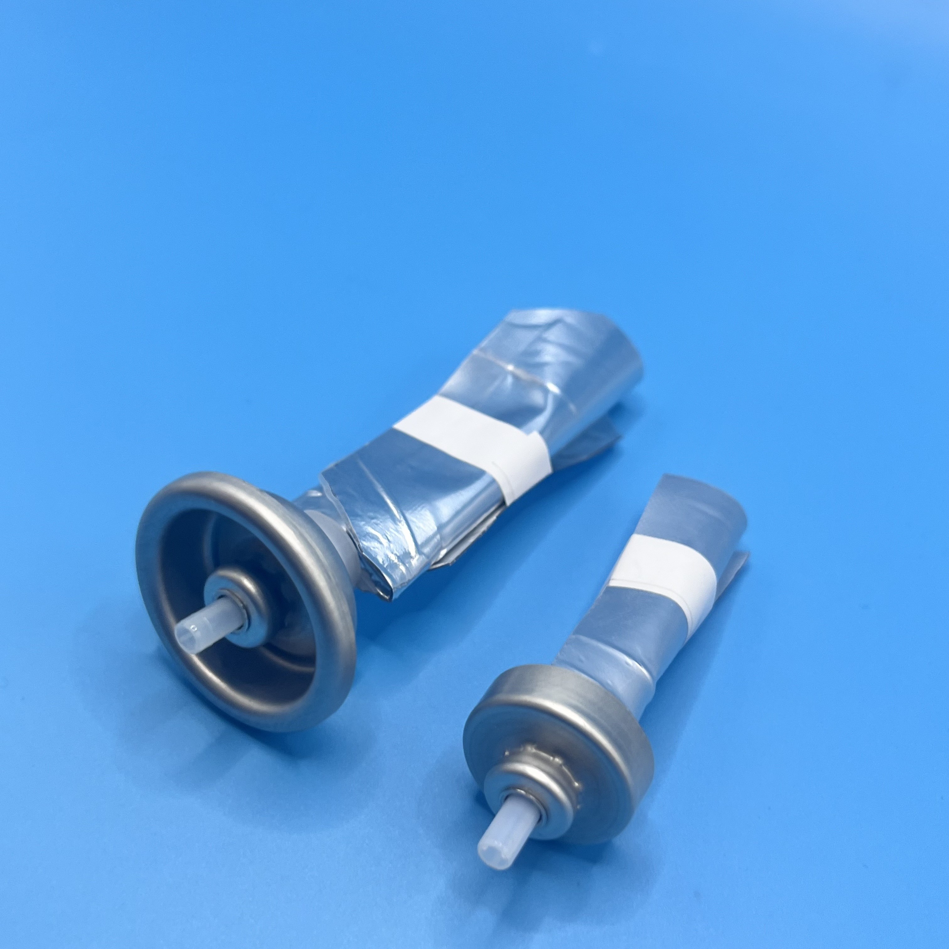 Eco Friendly Cylinder Silver Aerosol Bag Valve with Leak Free Seal