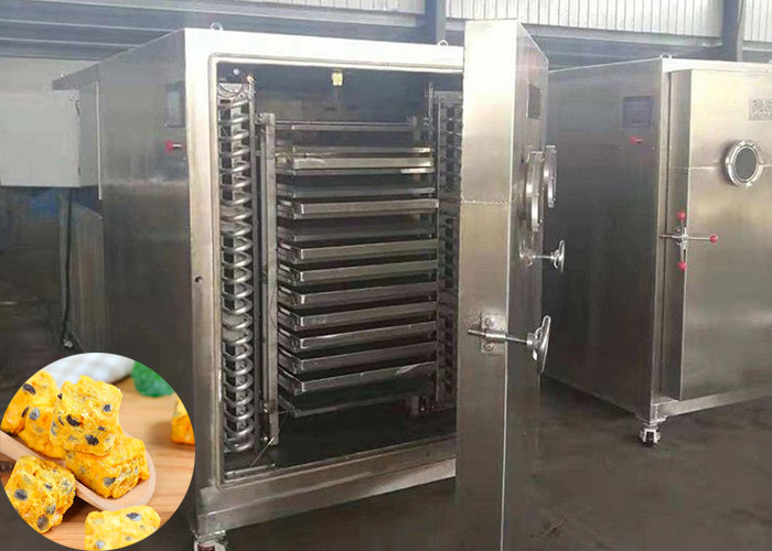 Industrial 100kg/Batch Food Vacuum Freeze Dryer With Bitzer Compressor